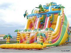 Inflatable slides