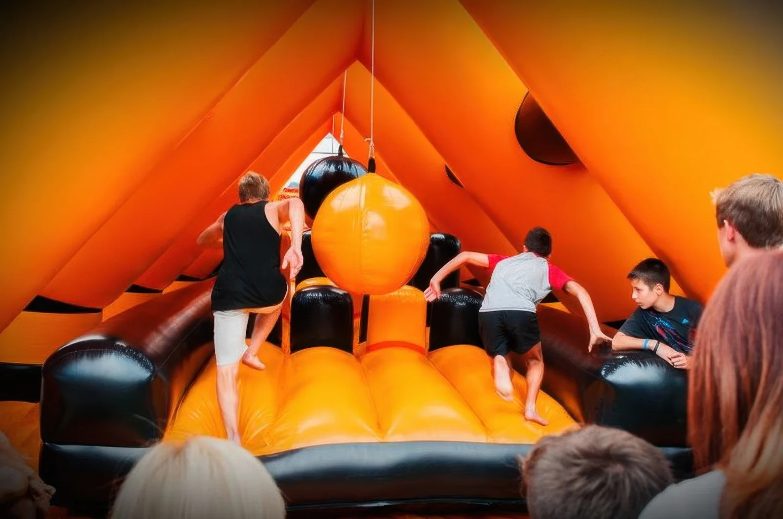 XXXL inflatable obstacle course
