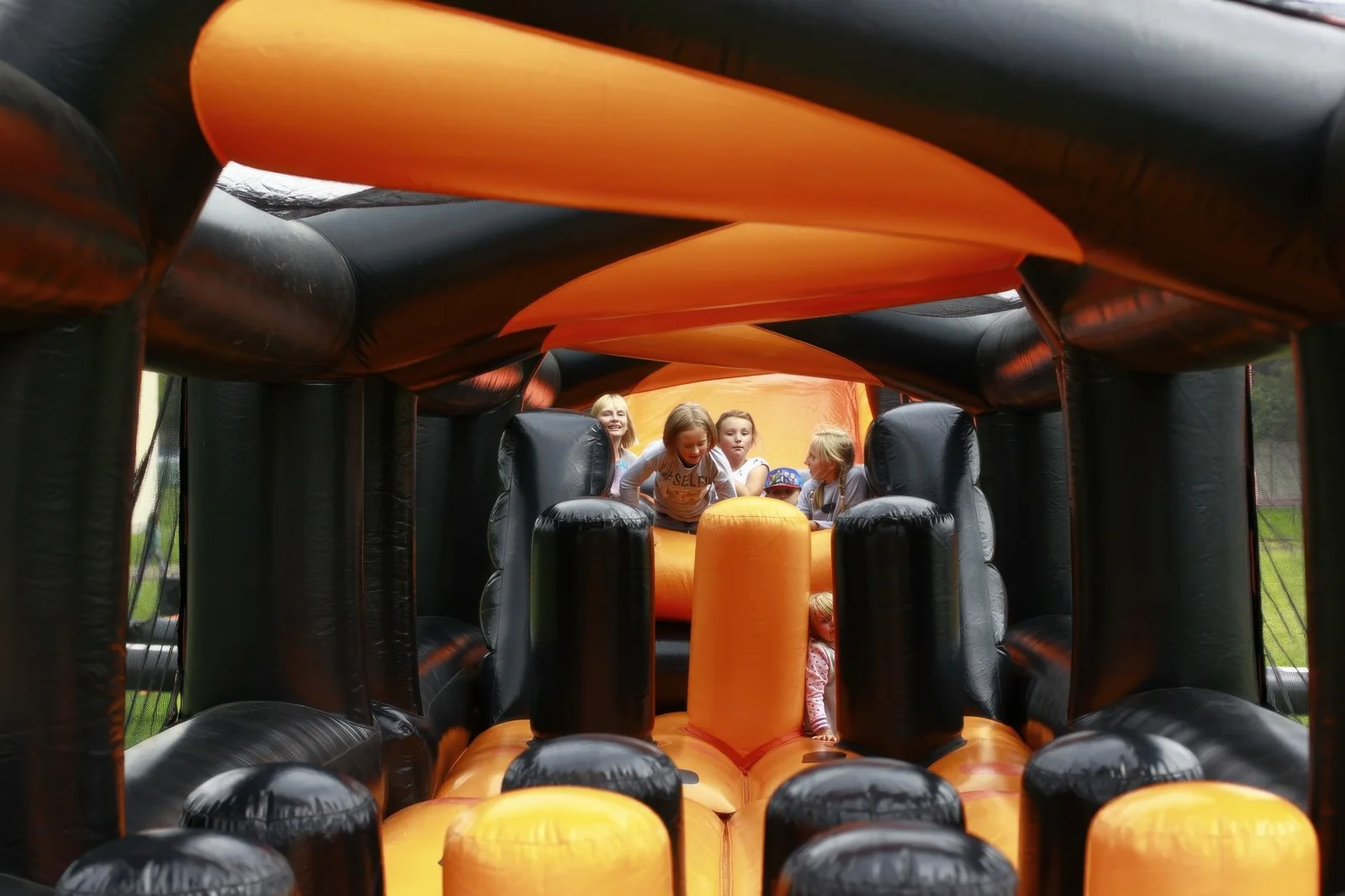 XXXL inflatable obstacle course
