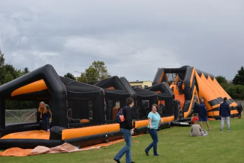 XXXL inflatable obstacle course
