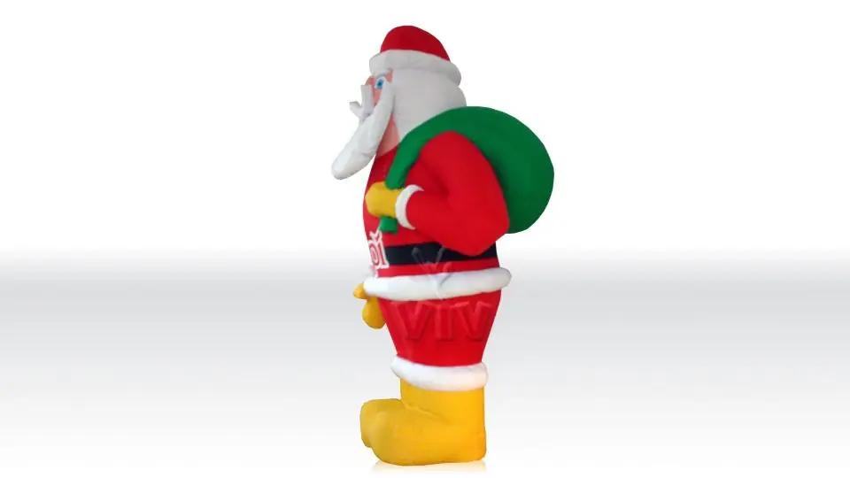 Christmas Father Costume (with blower) commercial attraction accessory