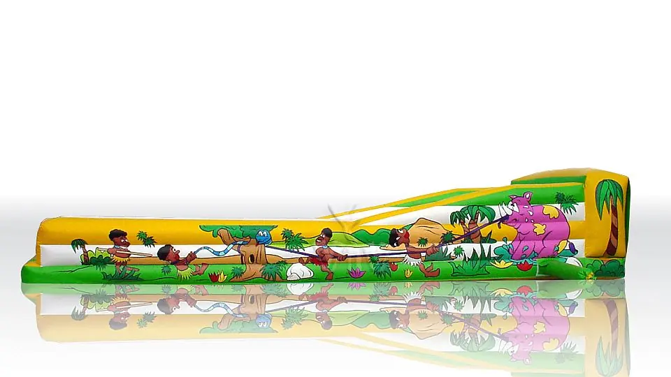 Bungee Run GIGANT with painting commercial inflatable action game