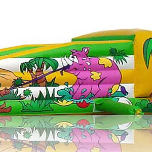 Bungee Run GIGANT with painting commercial inflatable action game