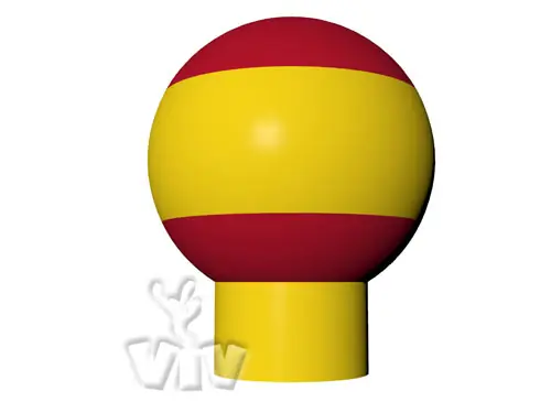 Balloon with narrow base 10 m commercial promotional inflatable balloon