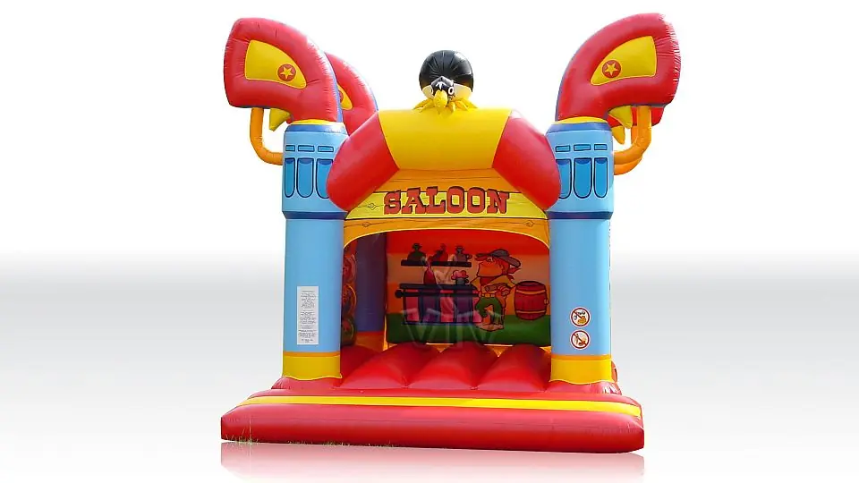 Saloon 10 x 7 with roof commercial inflatable bounce