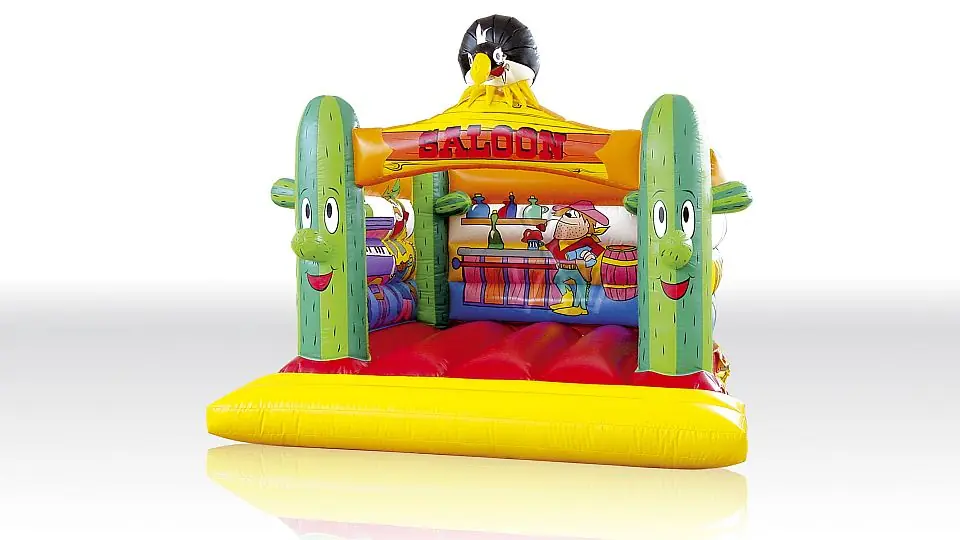Bounce Saloon Cactus without roof commercial inflatable bounce