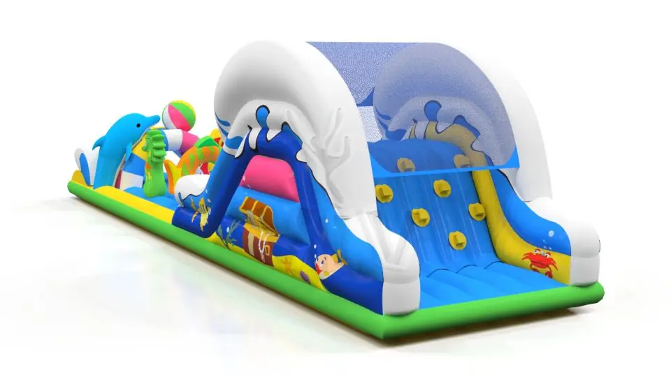 Obstacle Course - Collection Unterwater World commercial inflatable obstacle course