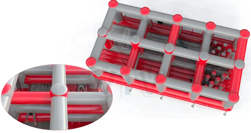 Universal Obstacle Course commercial inflatable obstacle course