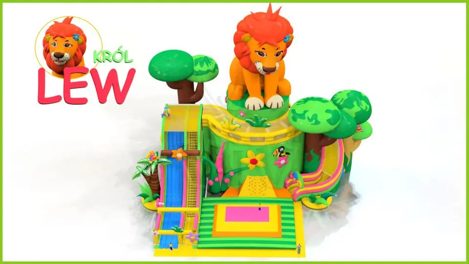 Playground Lion GIGANT commercial inflatable playground