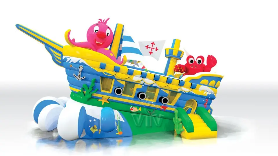 Flying Dutchman Ship - Collection Unterwater World commercial inflatable ship attraction