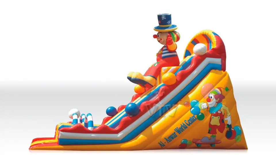 Clown SUPER GIGANT Professional commercial inflatable slide