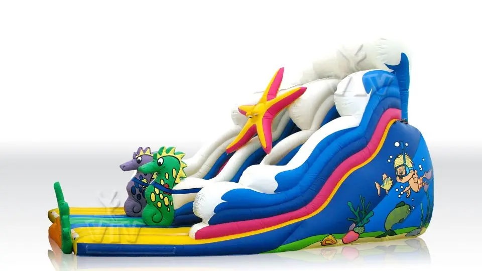 Sea Horse - Collection Unterwater World commercial inflatable slide