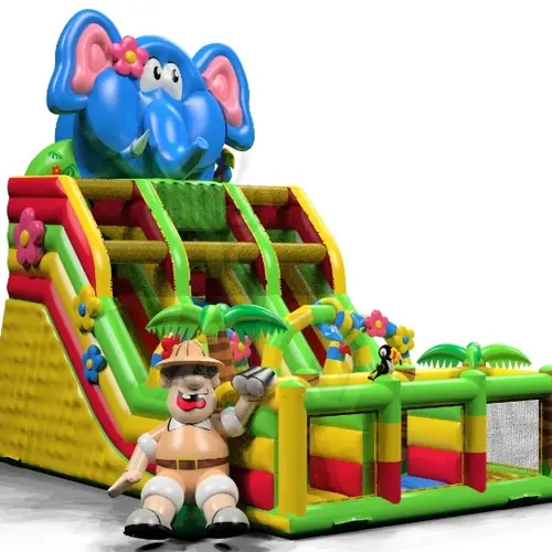 Slide Elephant commercial inflatable playground